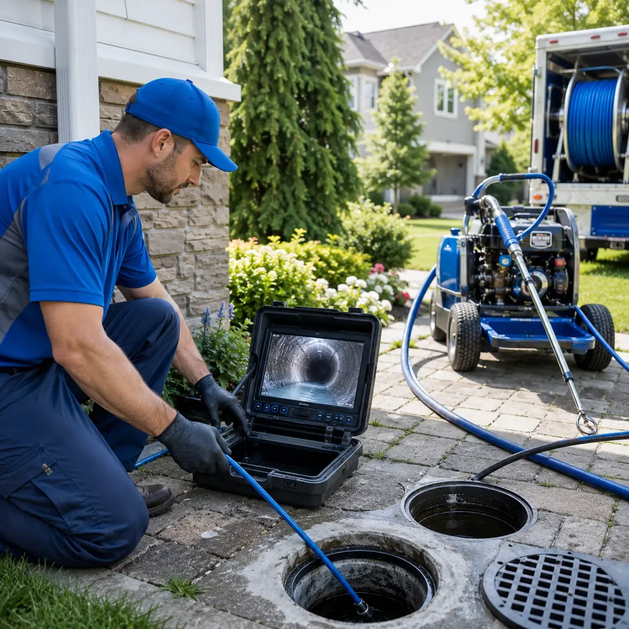 Outdoor drain cleaning professionals serving Douglass, TX