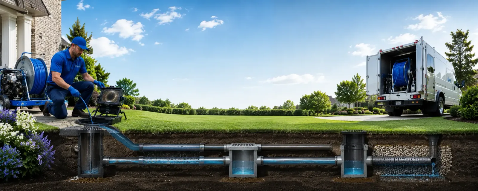 Outdoor drain cleaning information for Douglass, TX